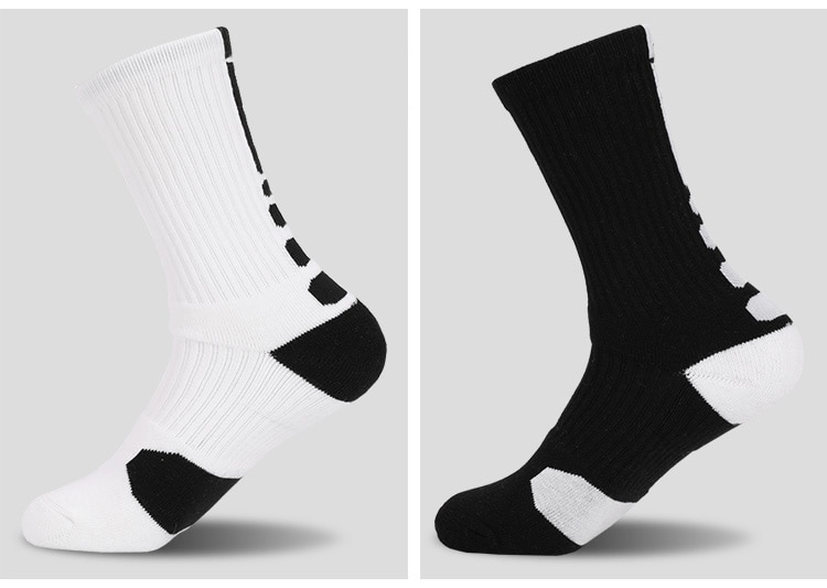 Men's Cotton High Sports Socks