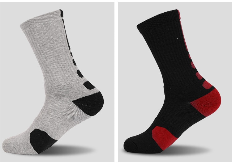 Men's Cotton High Sports Socks